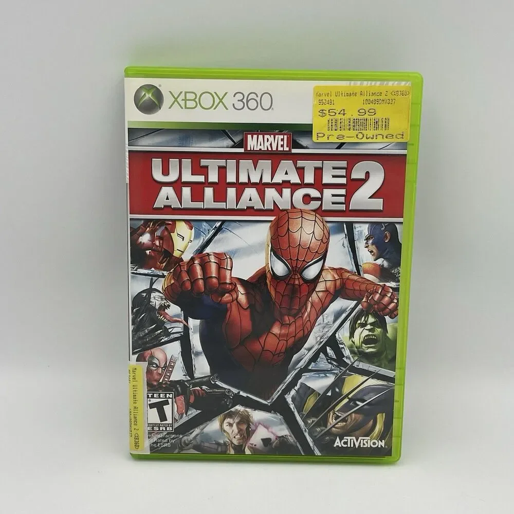 Marvel: Ultimate Alliance 2 (Xbox 360) Complete CIB W/ Manual Tested NEAR MINT